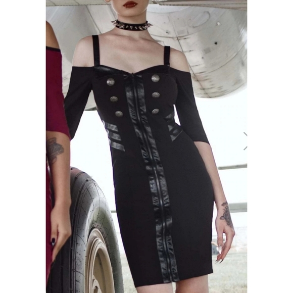 Killstar Dresses & Skirts - Killstar Miss Stardust Midi Dress M NWT